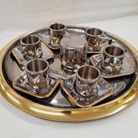 Servizio caffè da 6 inox Zini