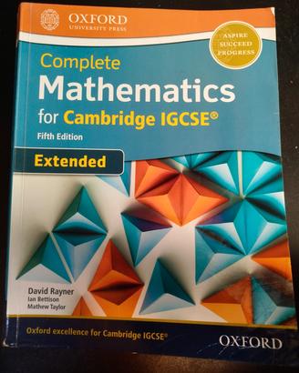 Mathematics Cambridge IGCSE 5th edition EXTENDED