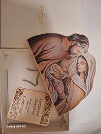 Quadro Sacra Famiglia con Swarovski – Empirea 