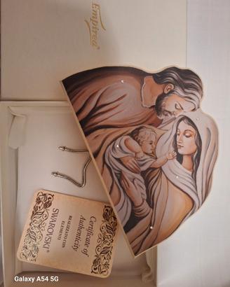 Quadro Sacra Famiglia con Swarovski – Empirea 