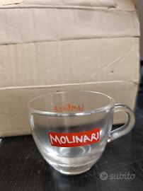 6 tazzine da caffè in vetro- Molinari
