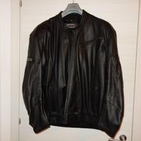 giacca moto pelle 4xl