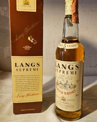 whisky bottiglia vintage