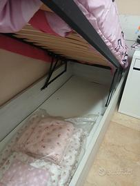 letto singolo contenitore 