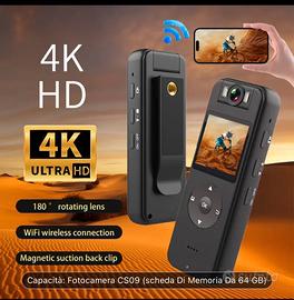 Mini Action Camera 4K Ultra HD body cam