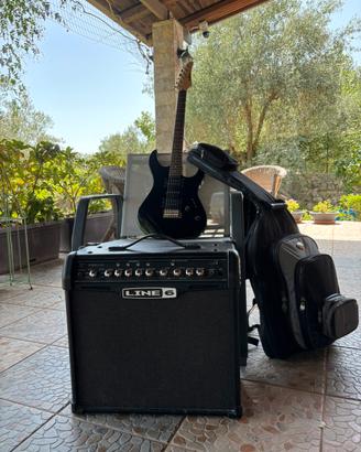 Chitarra Elettrica Yamaha ERG121 + Ampli Line 6