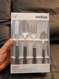 Set Posate EXCELSA Jolly 24 Pezzi Acciaio Inox