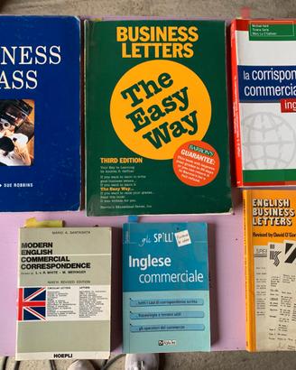 lotto n.6 testi scolastici inglese commerciale