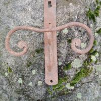 Appendiabiti in legno e metallo 