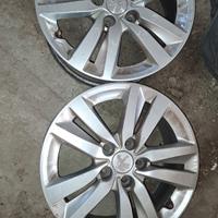 cerchi in lega da 16 Peugeot 