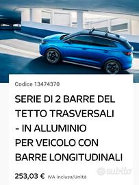 BARRE AUTO OPEL GRANDLAND X