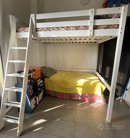 letto a soppalco ikea una piazza e mezza - Arredamento e Casalinghi In  vendita a Milano