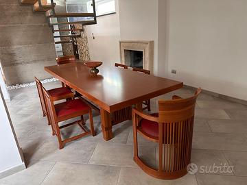 TAVOLO CASSINA 608 TALIESIN 250x98 DESIGN VINTAGE