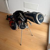 Sacca da golf con bastoni