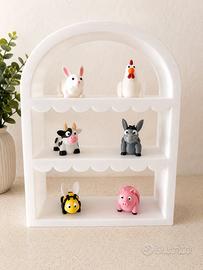Mensola Organizer Minimal Bianca – Porta Gioielli