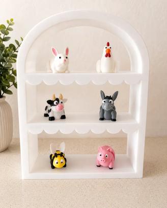 Mensola Organizer Minimal Bianca – Porta Gioielli