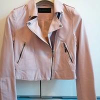 Giubbotto finta pelle rosa da donna tg S/M