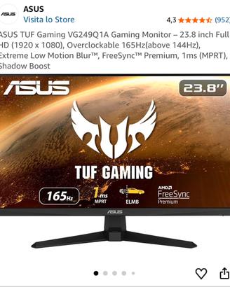 Monitor Asus gaming 24”