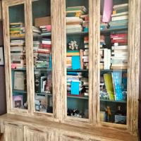 Vetrina libreria stile Shabby Chic