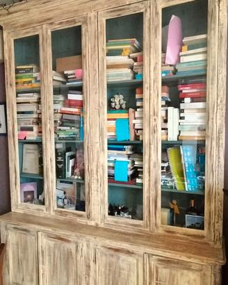 Vetrina libreria stile Shabby Chic