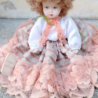 Bambola in ceramica Capodimonte 