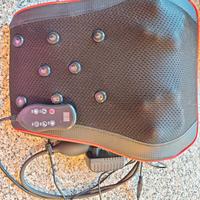 massaggiatore schiena e collo con rulli riscaldati