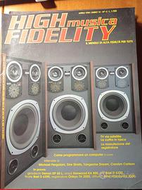 rivista HIGH FIDELITY MUSICA n° 4 aprile  1981