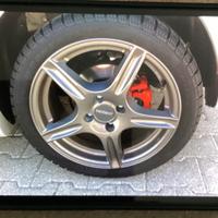 4 cerchi con gomme invernali completi set