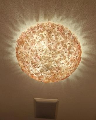 Lampadari a fiori vetro di Murano