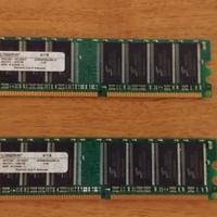 1gb + 1gb ram ddr kvr400x64c3a/1g