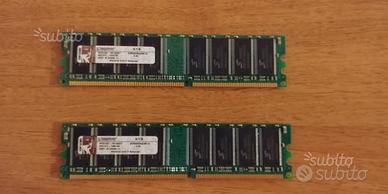 1gb + 1gb ram ddr kvr400x64c3a/1g