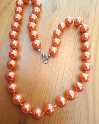 collana vintage vetro 