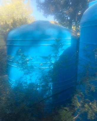 6 cisterne d'acqua da 6 mq