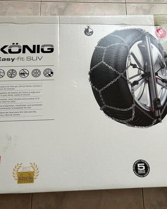 Catene da neve KONIG 247 easy fit SUV -Come nuove!