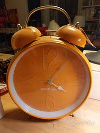 Orologio Sveglia Salt and Pepper 25 cm arancione