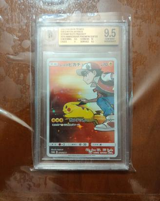 Red's Pikachu 270 sm-p BGS