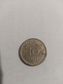 MONETA 10 ORE NORVEGIA 