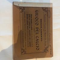 Regolamento Gioco del calcio 1912