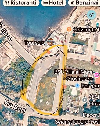Terreno 1800 vicino al mare