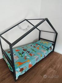 Letto bambini montessoriano a capanna