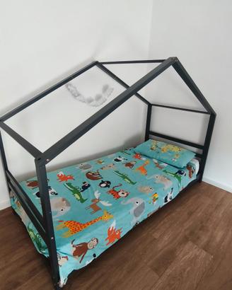 Letto bambini montessoriano a capanna
