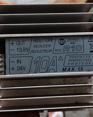 Riduttore di tensione ZETAGI R10 da 24V a 13.8V