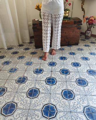 pantalone all uncinetto 
