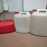 taniche di  plastica