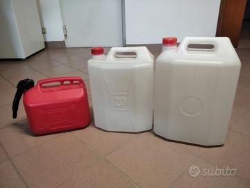 taniche di  plastica