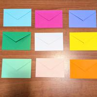  set buste da lettera con biglietto più biglietto 