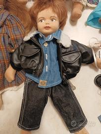 Lotto 11 bambole artigianali fatte a mano Glorex