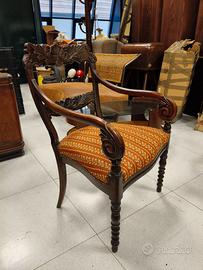 Poltrona antica di Gusto Regency - Genova Secondo