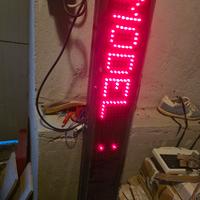 insegna luminosità a led grande 