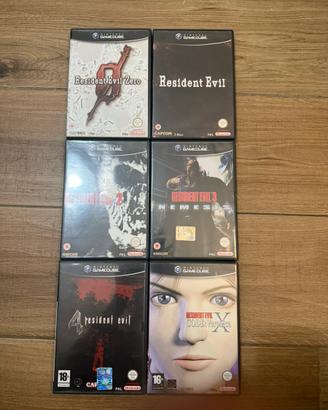 Resident Evil Gamecube collezione completa